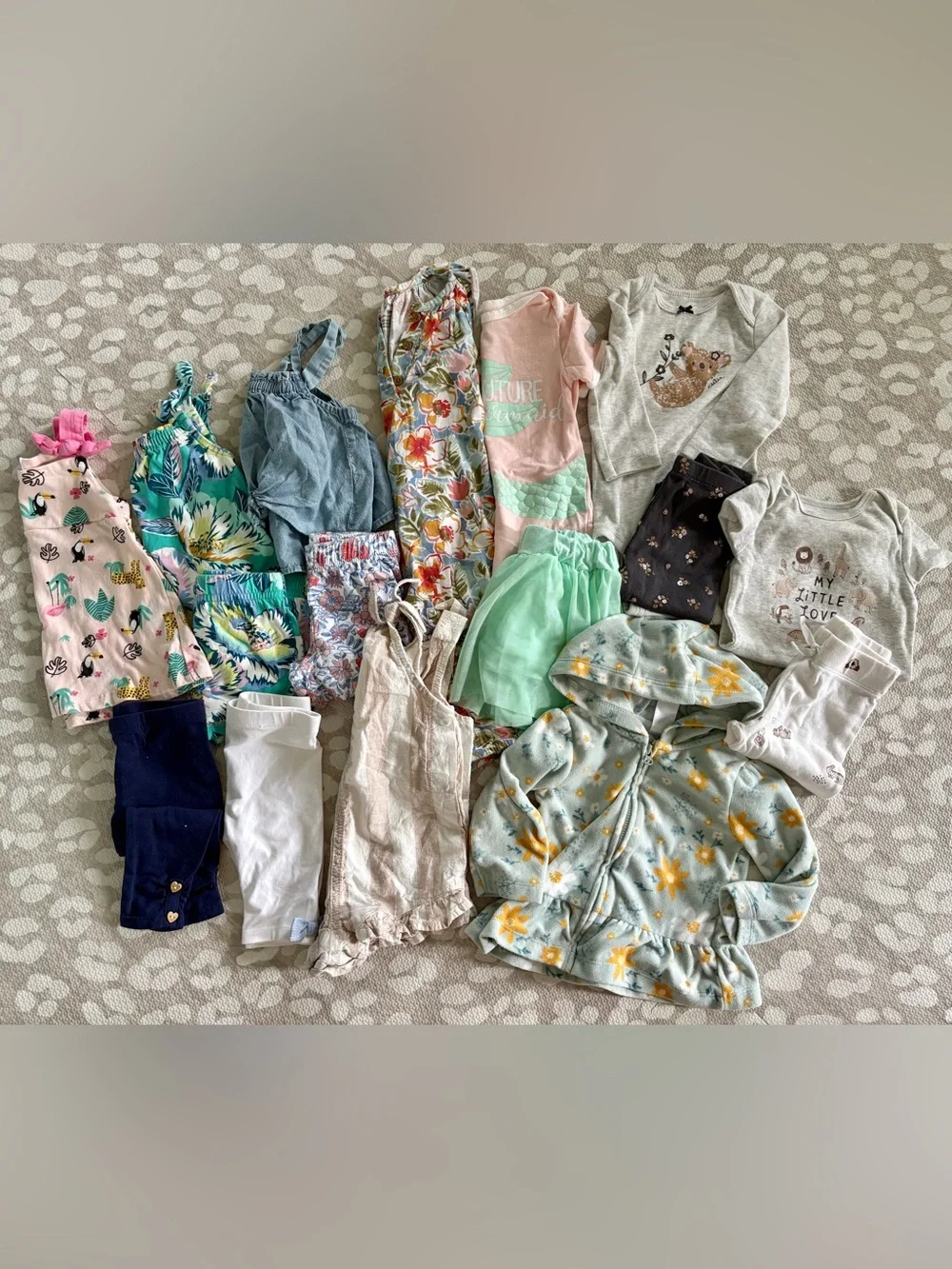 Large baby girl 6-9 month bundle